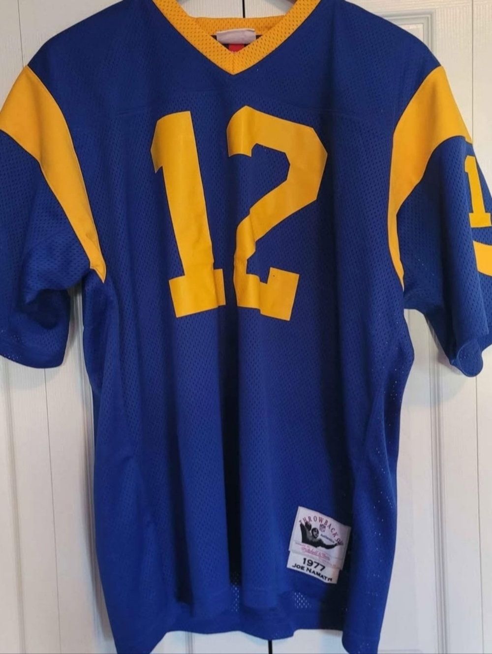 Mitchell&Ness Joe Namath Los Angeles Rams Jersey